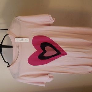 Vintage cotton heart J. Crew T shirt